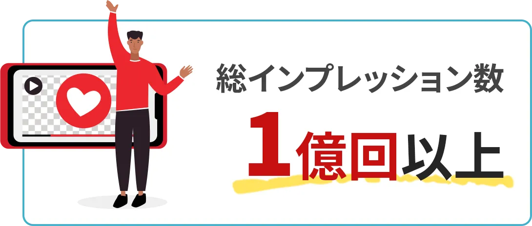 運用1年で100万再生突破！