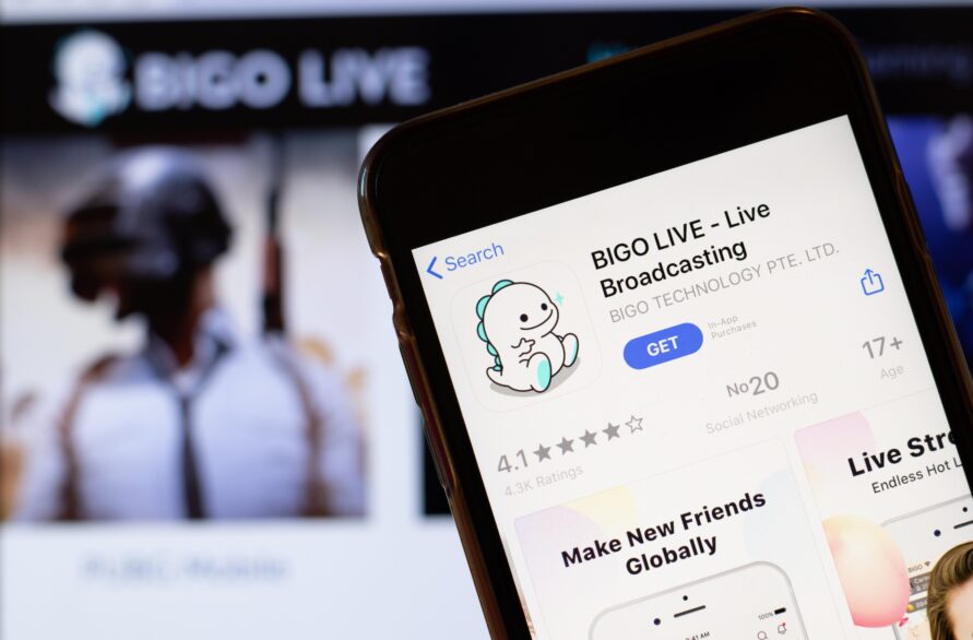BIGO LIVEのスマホ画面